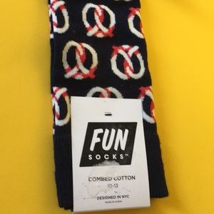 PRETZEL SOCKS red white blue candy cane? FUN food